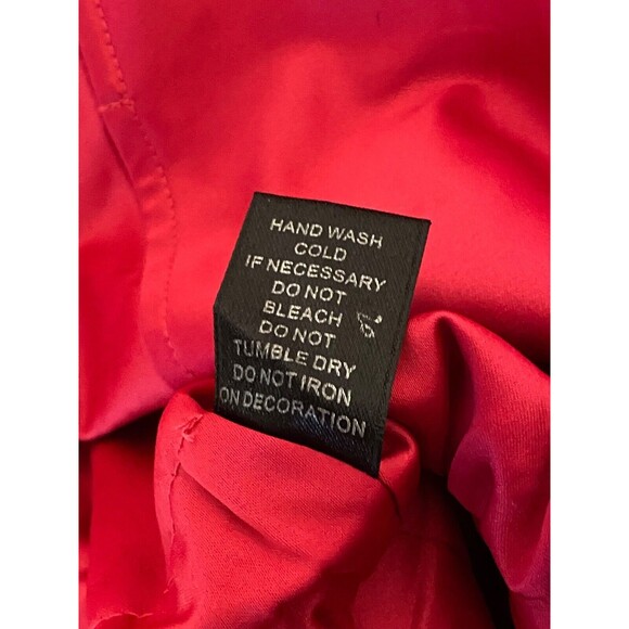 BLACK Cocktail Party Dress Sz M Ruffled Strapless Spaghetti Fuchsia Prom Fairy - Picture 15 of 16